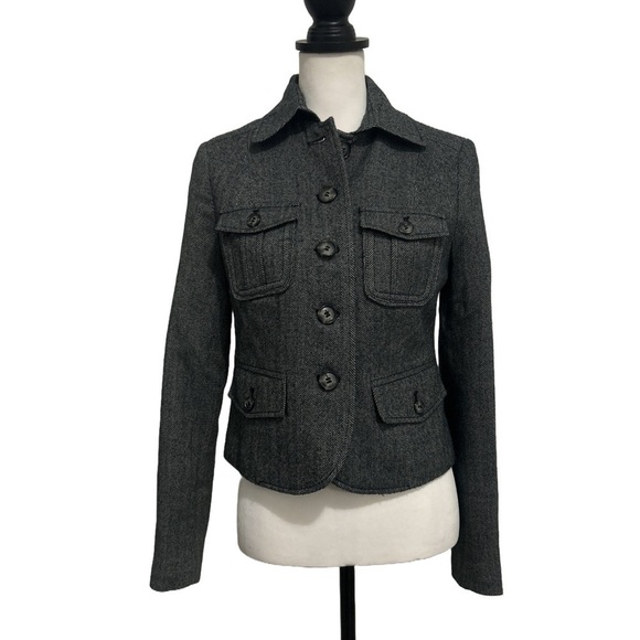 OBR Jackets & Blazers - OBR Blazer Jacket. Gray/Black pattern. Wool blend. Size Small